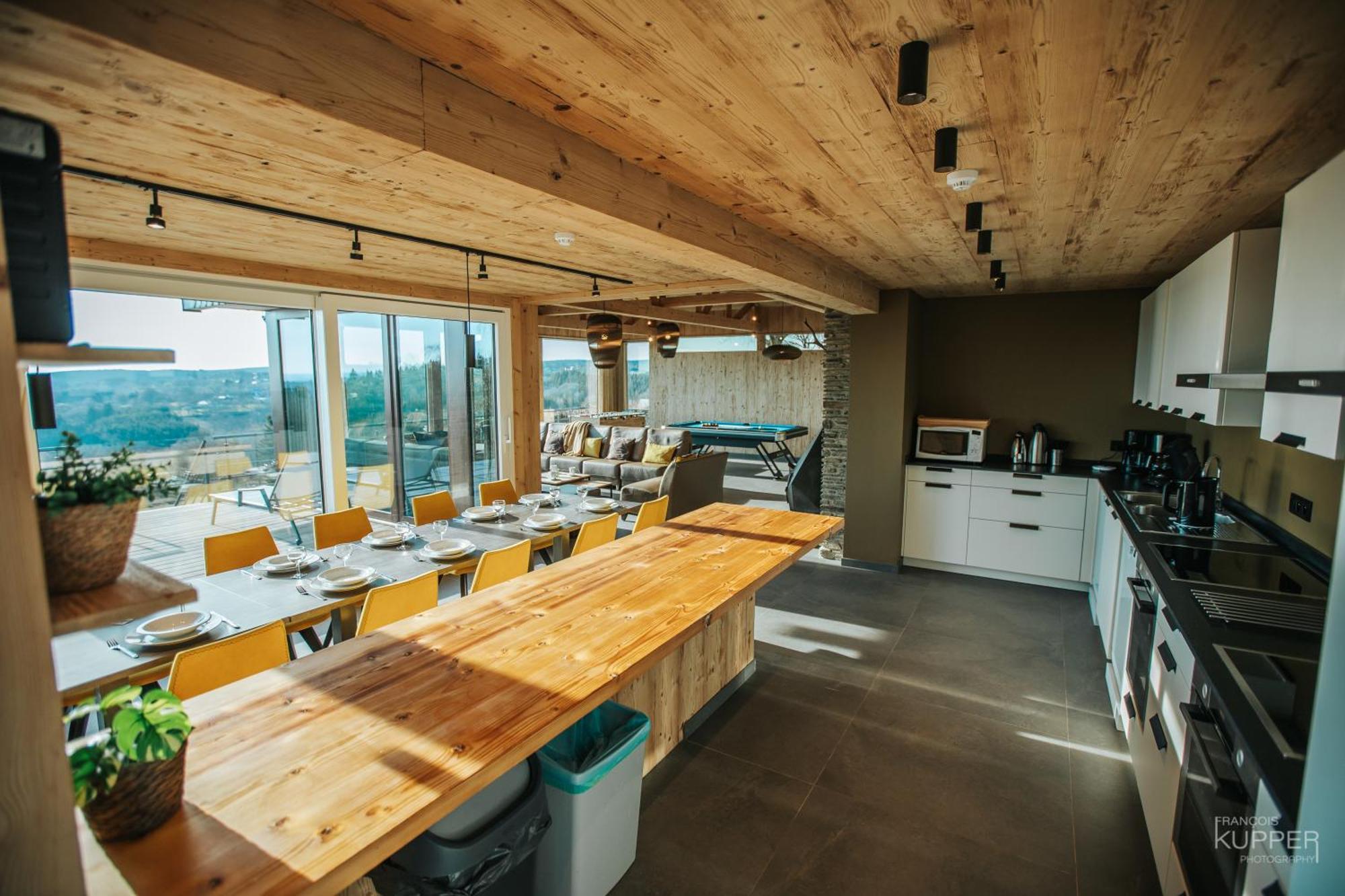Вилла Le Noir Flohay 30 Pers - Malmedy, Vue, Wellness Экстерьер фото