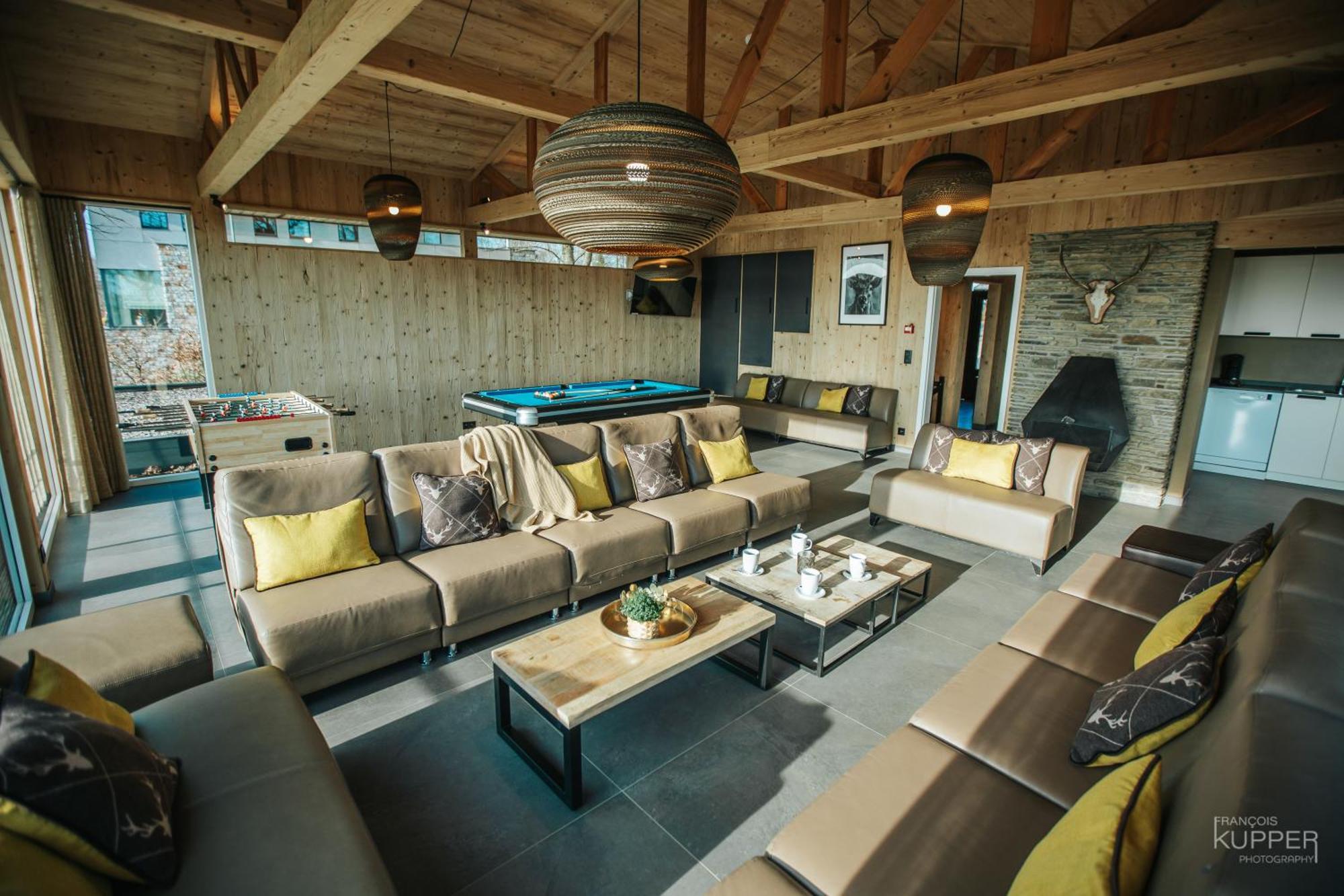 Вилла Le Noir Flohay 30 Pers - Malmedy, Vue, Wellness Экстерьер фото