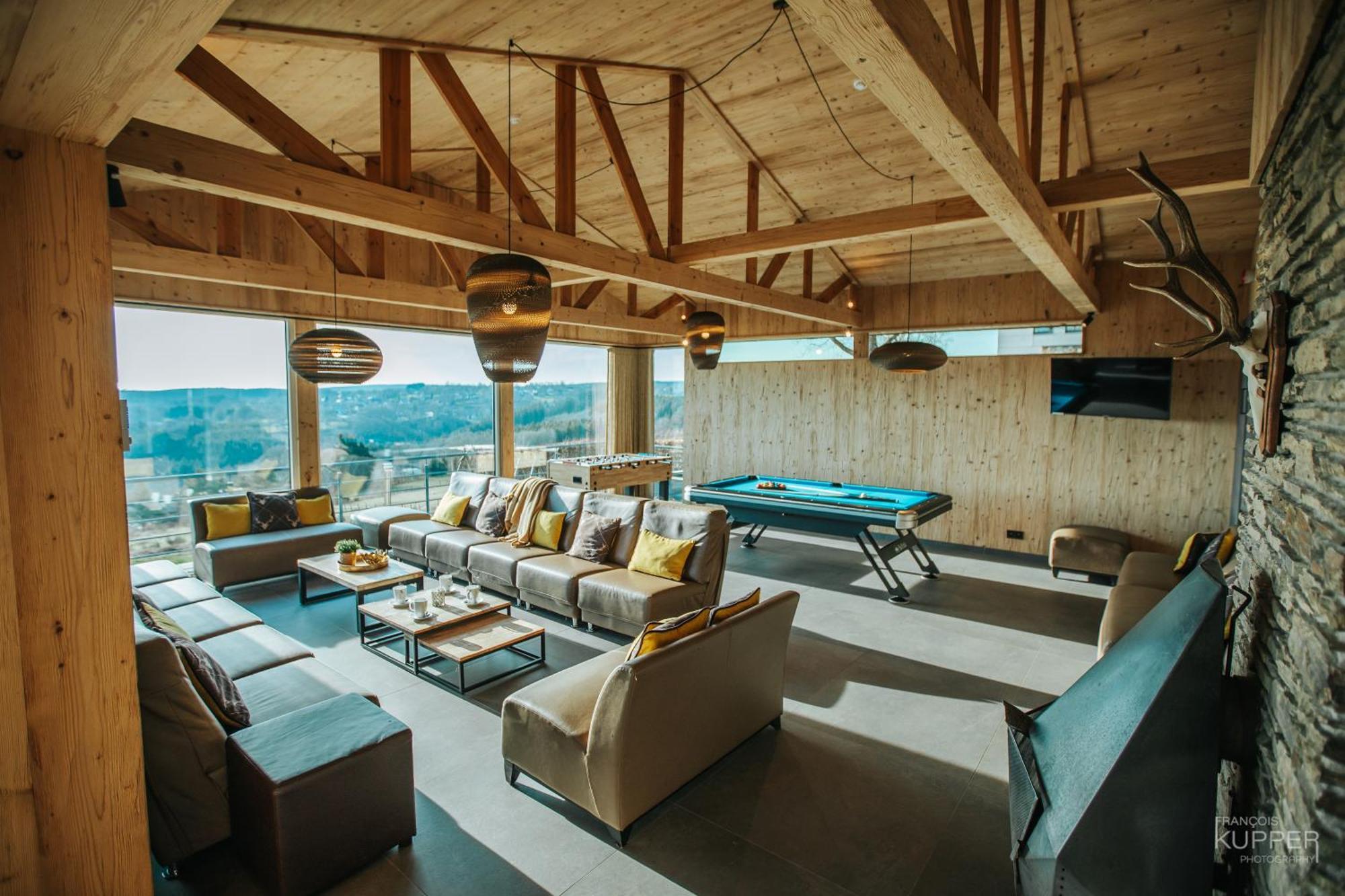Вилла Le Noir Flohay 30 Pers - Malmedy, Vue, Wellness Экстерьер фото
