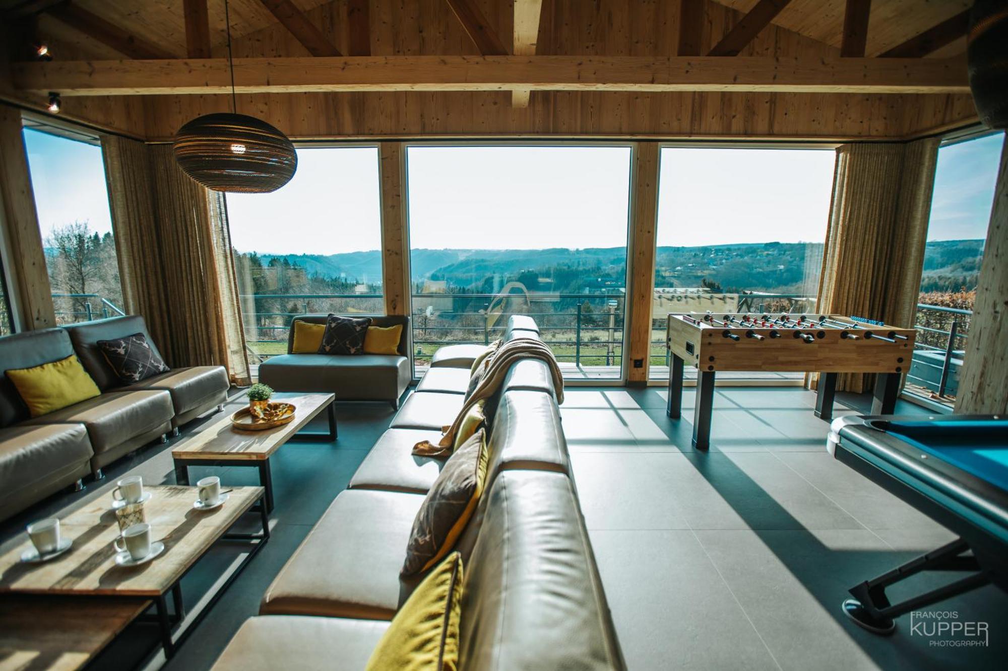 Вилла Le Noir Flohay 30 Pers - Malmedy, Vue, Wellness Экстерьер фото
