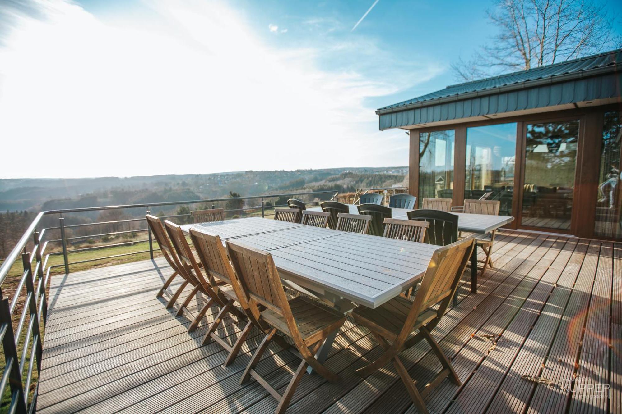 Вилла Le Noir Flohay 30 Pers - Malmedy, Vue, Wellness Экстерьер фото